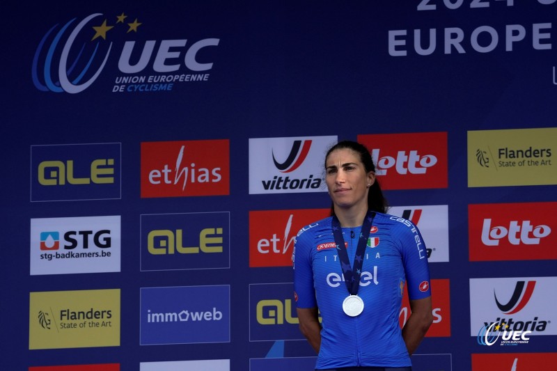 2024 UEC Road European Championships - Limburg - Flanders - Women Elite Road Race 162,0 km - 14/09/2024 - Elisa Balsamo (Italy) - photo Luca Bettini/SprintCyclingAgency?2024